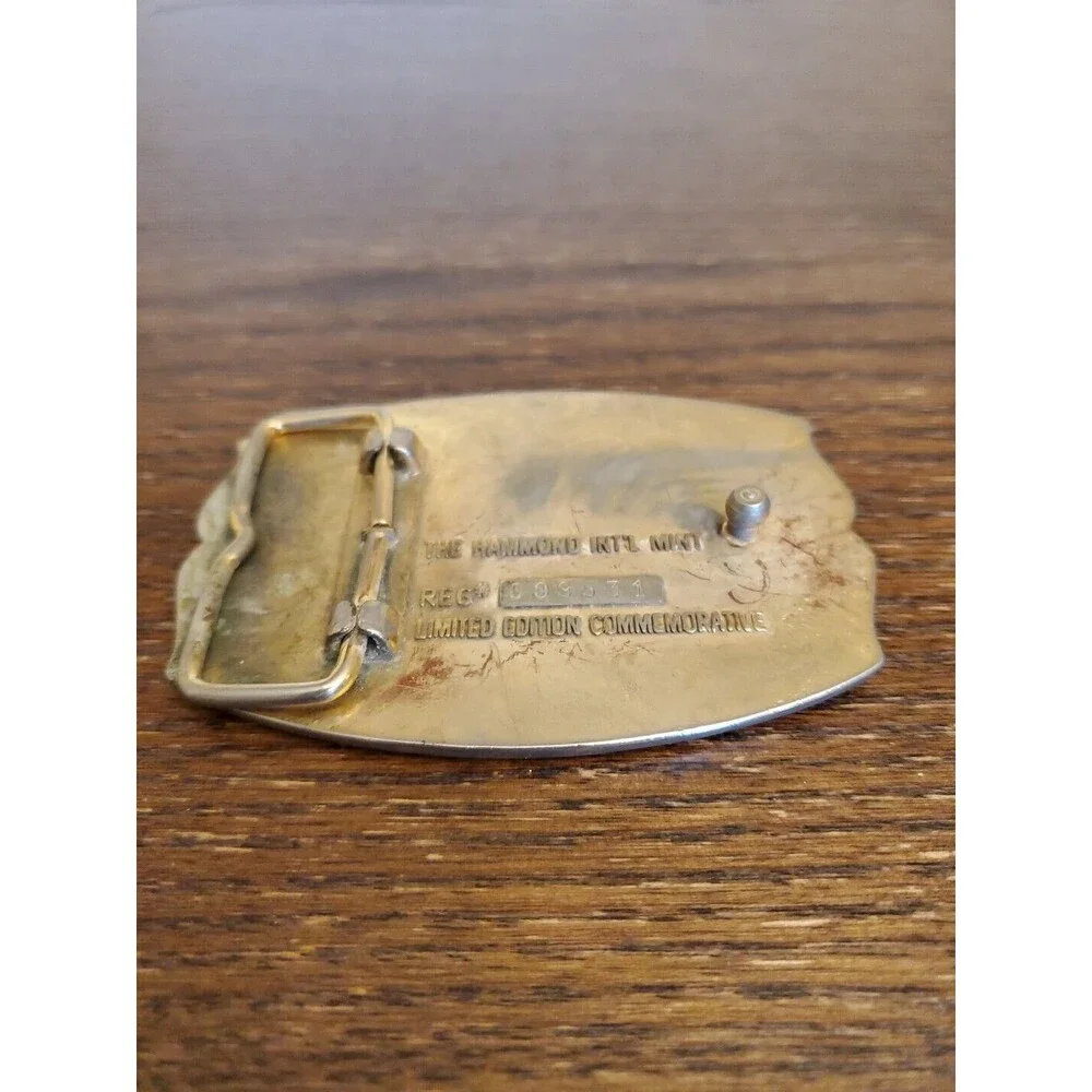 Hammond INT'L Mint 100 Yr Traditional Liberty Limited Edition Gold Silver Buckle